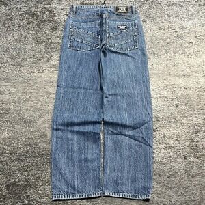 Vintage Pepe Jeans London Mens 32x32 Blue Baggy Hip-Hop Skater Y2K